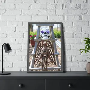 PURPLE FLOWERS FRAMED