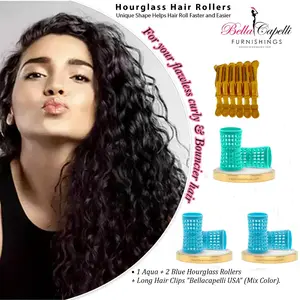 2 Packs Blue +  1 Aqua + 12 pack of Bella Hair Clips