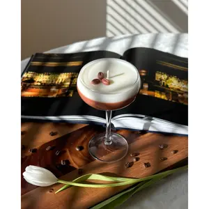 Nontoxic Espresso Martini Candle - Deliciously scented with notes of warm vanilla and creamy caramel. Decor Decoration Freshener Aroma handmade candle organic candle