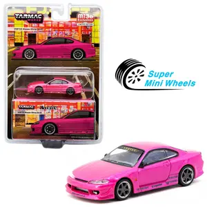 Tarmac Works 1:64 VERTEX Nissan Silvia (S15) – Pink Metallic