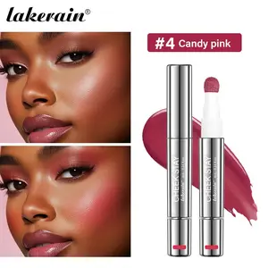 lakerain 1 Count Liquid Blush Build able Blend-able Lightweight Formula, Sponge Applicator for Easy Blending, Long-Lasting Natural Flush, Multiple Shades for Dewy Cheeks, Ideal for Everyday Wear & Date Night Makeup