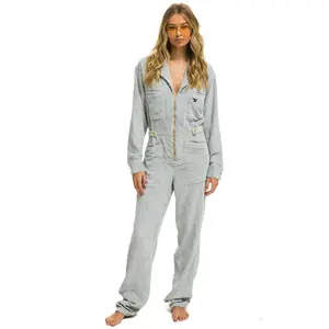 UNISEX CORDUROY FLIGHT SUIT - CLOUD