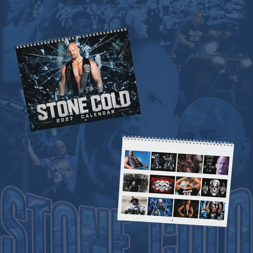 Stone Cold 2027 Calendar, Steve Austin 3:16 Merch, WWE Merch, Gift For Fans