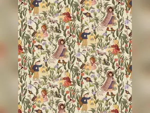 Nocturnal Garden | Night Garden - Cream by Belle & Boo for Michael Miller | DDC12361-CREM