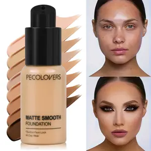 1PC Facial Liquid Foundation, Covering Facial Blemishes, Not Stripping Makeup or Drying Out, Moisturizing Foundation, Waterproof and Sweatproof, Facial Cosmetics
