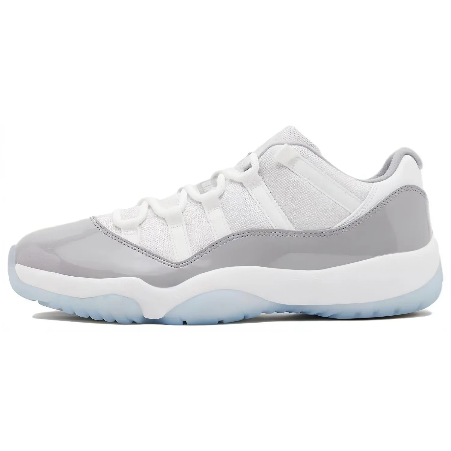 Air Jordan 11 Retro Low 'Cement Grey' Classic Low Profile Men's Sport Shoes - US M 9, Half Sizes Available for Casual & Athletic Wear