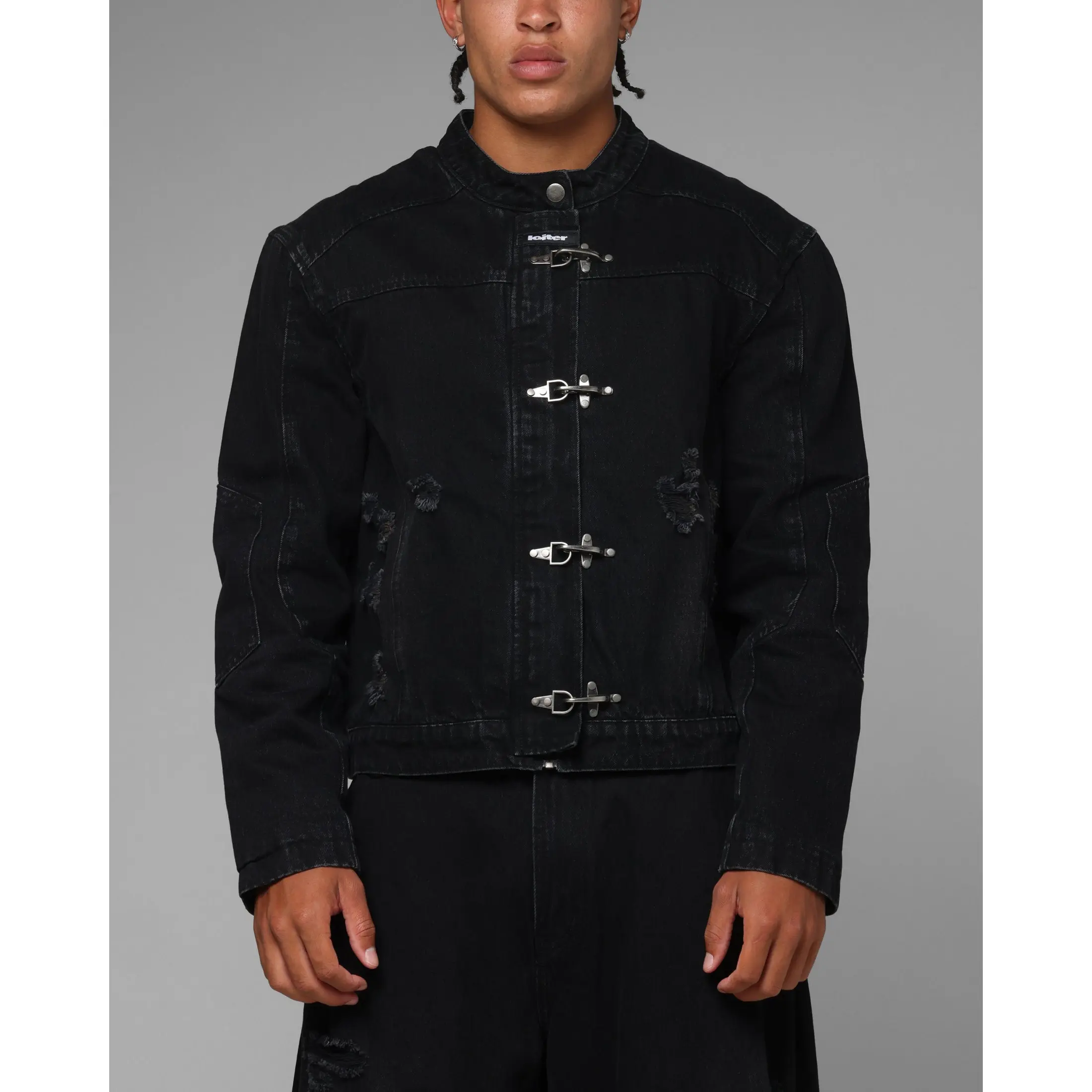 Loiter Thrasher Jacket Washed Black