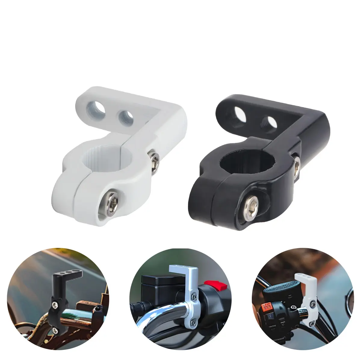 motorcycle multifunctional bracket tube with 3 holes expansion bracket suitable for motorcycle faucet handle bumper fixture auxiliary bracket tube fixture kit bracket Motorcycle Accessories Holder Motor Parts Accessories