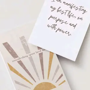 Manifest Your Best Life Affirmation Card Deck