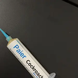 Paier Indoor cockroach killer, 4-pack, 30g per tube, 1 dropper, 2 nozzles, German cockroach control, suitable for both indoor and outdoor use, cockroach gel, applicable to American cockroaches, German cockroaches, and other cockroach species.