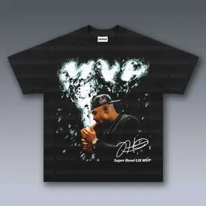 [SALE Up To 50% Off] Jalen Hurts Graphic Tee, Y2K Crew Neck Streetwear T-Shirt, Unisex Crew Neck Tee, Vintage Football Graphic, Sports Player Bootleg Premium Style, Casual Cotton Fit 1 Sided