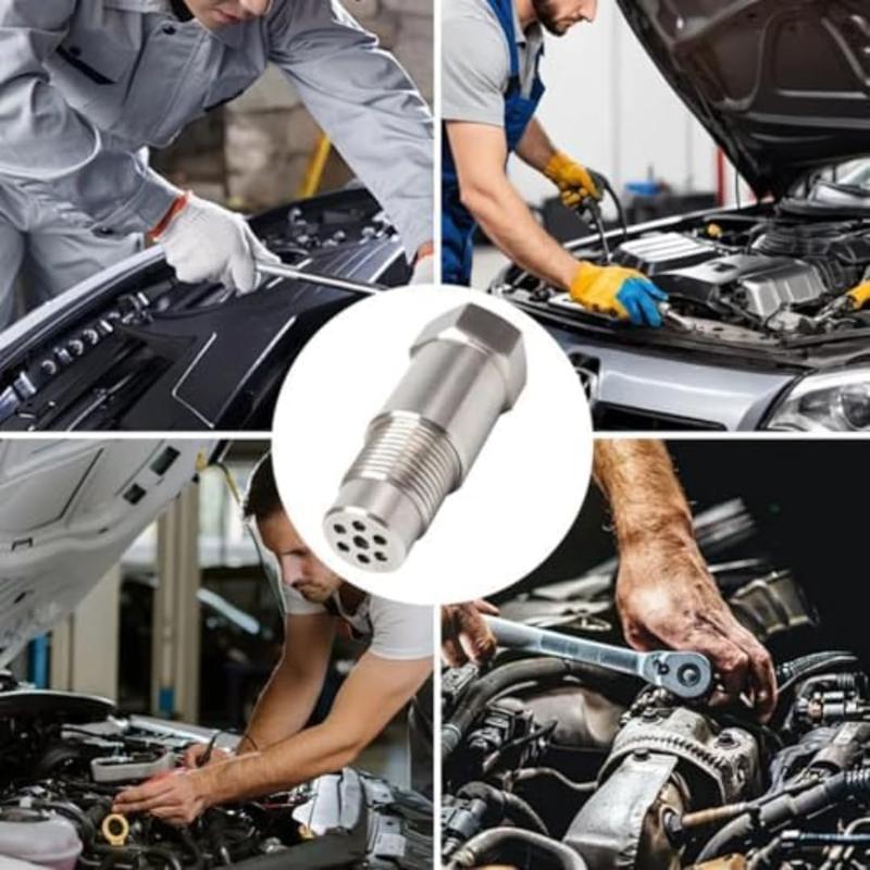 M18x1.5 Automotive Universal Oxygen Sensor Decoder with Filter Element - Oxygen Sensor Spacer Adapter - Auto Sensor Repair Tool