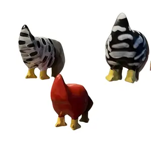 Cartoon Chicken Design Fridge Magnet, 3 Counts/set Cute Decorative Magnet, Personalized Fridge Magnet for Kitchen Office Whiteboard, Gift