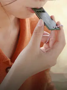 Ultra Loud Survival Whistle, Ideal for Outdoor Emergencies, Hiking, Camping, Sports Safety, Durable Compact Design, Keychain Attachment