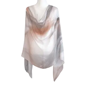 Printed Neutral Bamboo Modal Hijab - Veloura