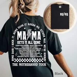 Mama T-shirt | Motherhood Tour Shirt | Retro Rock Concert Mama Tee | Mother's Day Shirt | Motherhood Tee | Fun Mama Tee
