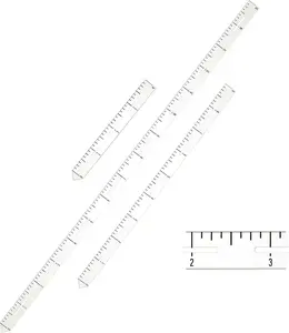 3 count 15 Inch 9 Inch 4 Inch Slotted Quilting Rulers Marking Ruler Trio  Seam Guide Ruler Tool for Quilting Sewing Crafting Marking Button Hole