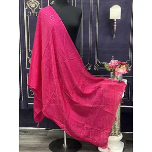 Cotton sequin dupatta