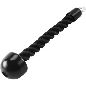 Pull Down Rope Single Grip Tricep Bicep Exercise Attachment for  Machines Gym Pulley Workout