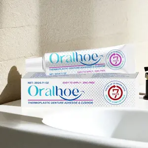 Dental Adhesive Gel for Dentures, Improves Comfort, Hot Melt Dental Cement, Whitening Toothpaste Agent, Liquid Form, No Flammability