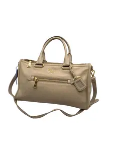 Pre-owned PRADA Vitello Daino Leather Boston Handbag/WJ05108632/8632