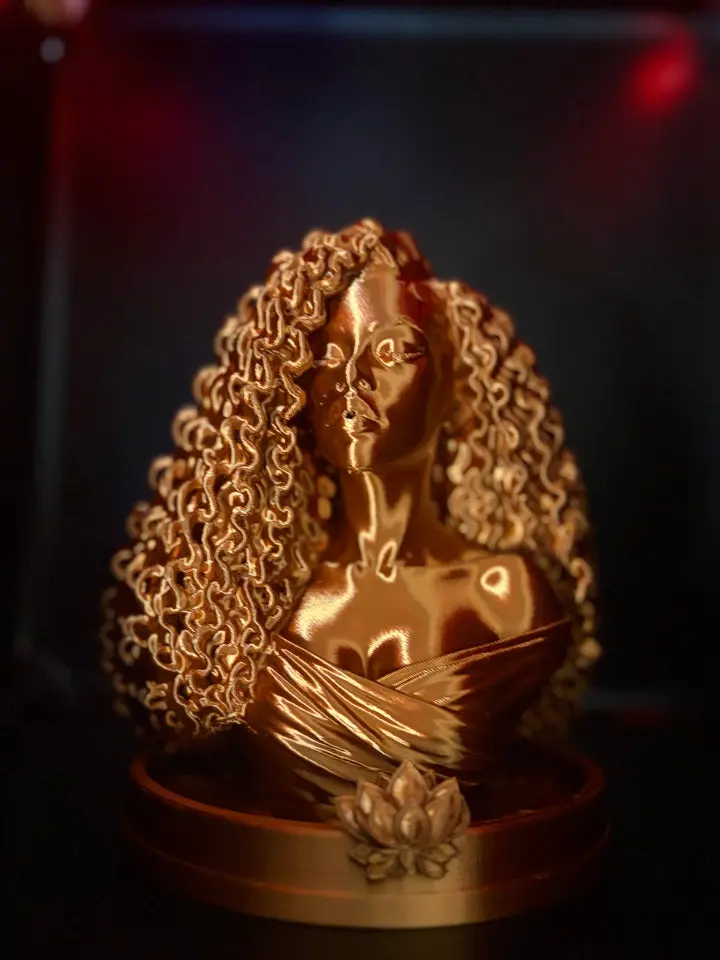 Curly Queen Bust Incense Holder – Selah Curly Queen Bust Incense Holder – Selah