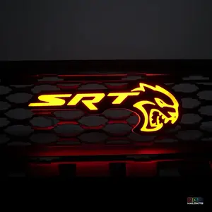 SRT Hellcat LED Emblem/Badge for Front Grille SRT Hellcat LED Emblem/Badge for Front Grille