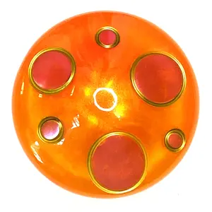 orange mushroom spooky jar