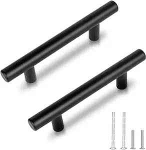 SAYONEYES  5 Inch Brushed Nickel Cabinet Pulls - Premium Quality Stainless Steel Kitchen Cabinet Handles - Pull Handles for Cabinets and Drawers - Drawer Pulls 3 Inch Hole Center