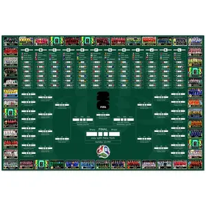 Soccer Groups Schedule 2026 – Tournament Poster Print, Modern Sports Wall Art Decor