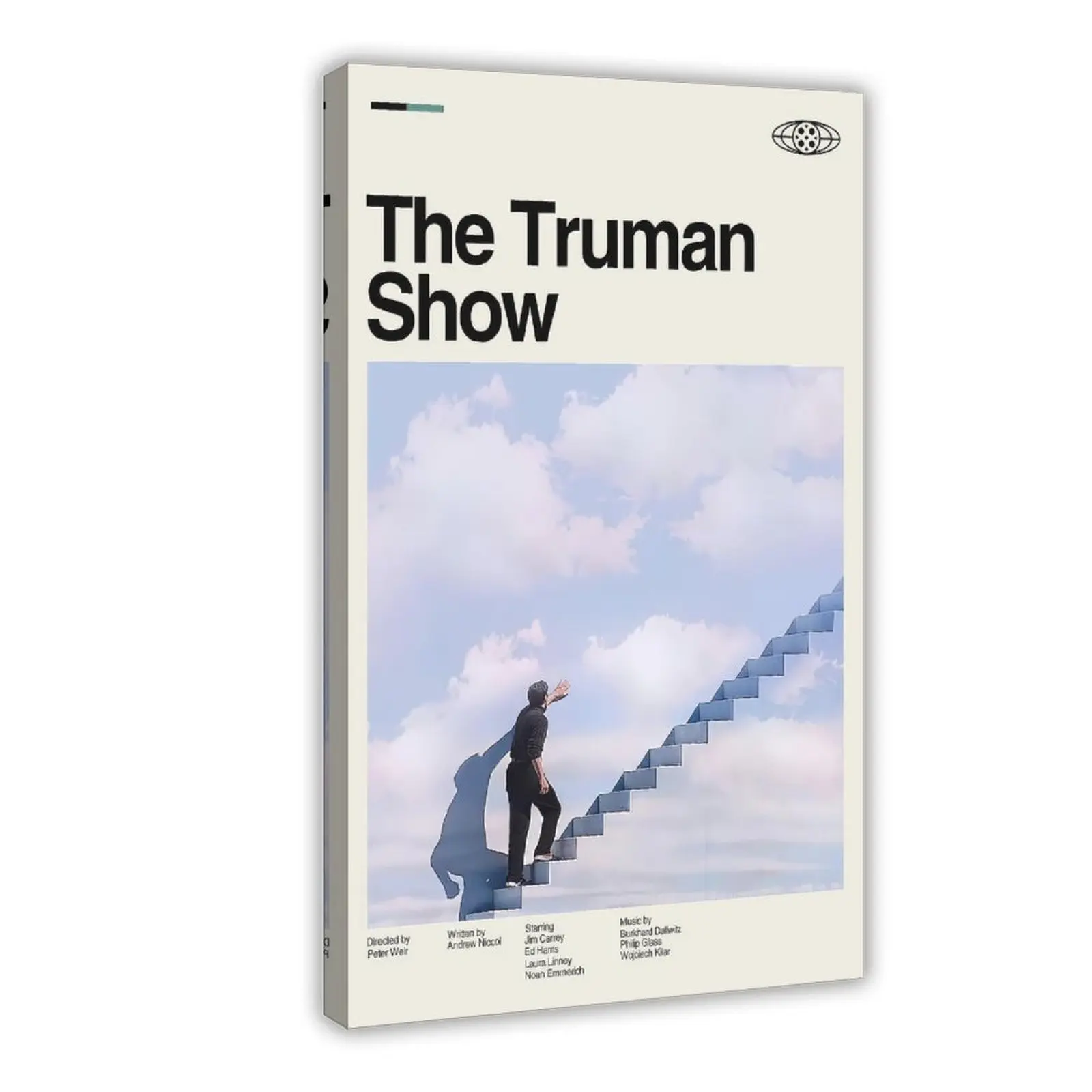 The Truman Show Movie Poster Peter Weir Movie Poster Vintage Poster Modern Art Midcentury Poster Film Poster Wall DecorFor Room Decor Aesthetic Wall Decor For Bedroom Office Bar Ornaments Artistic Decoration Photo Print Gifts