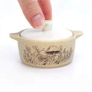 Pyrex-Inspired Forest Fancies Casserole Ceramic Trinket Box