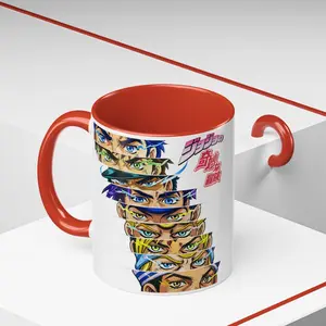 JoJo's Bizarre Adventure Characters Coffee Mug, Anime Fan Mug 11Oz 15Oz