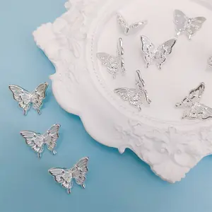 20pcs Butterfly Bead DIY jewelry making set Butterfly Charms for bracelets and necklaces Butterfly septum Handmade beaded diy jewelry accessories bracelet material septum