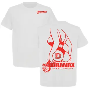 Duramax Dsel Lifestyle 2 Sided T-shirt, Diesel Engine Shirt, Perfect For Truck & Car Enthusiast, Full Size, Full Color