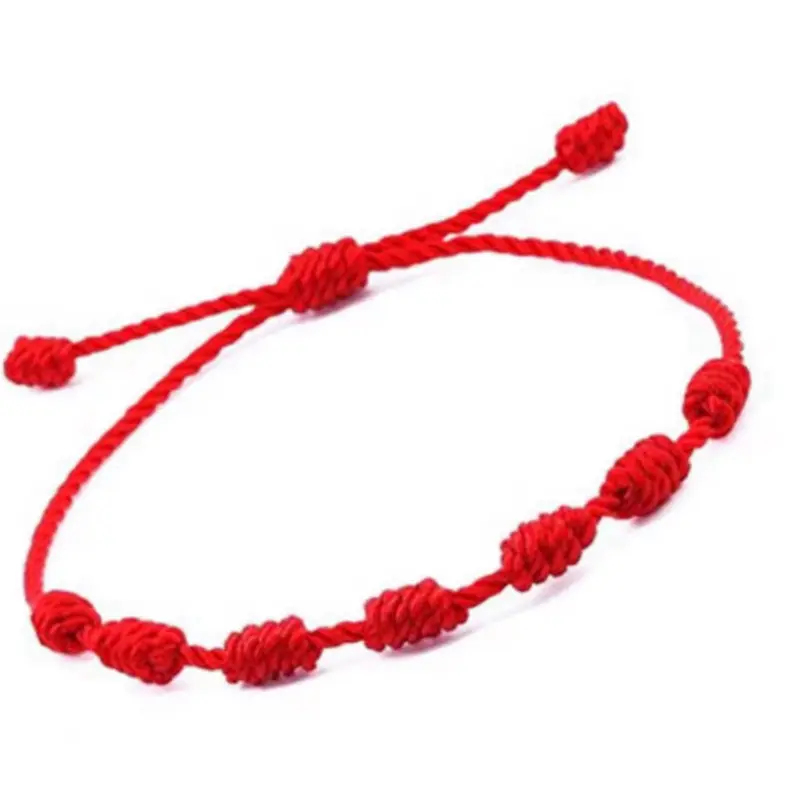 pulsera de 7 nudos de proteccion para uso diario elegante accesorio para hombre y mujer Couple Bracelet Set