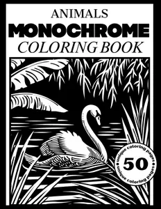 Zen Moments: Monochrome Coloring Book – A Single Color Coloring Book for Mindful Art & Stress Relief: 50 Soothing Designs for Adults – Calm Your Mind, Practice Mindfulness & Enjoy Creative Breaks, Paperback