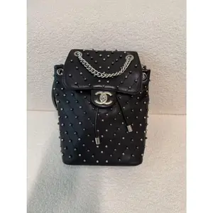 Pre-owned CHANEL lambskin Backpacks STUD WARS BACKPACK