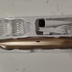 Product Review of Akunbem Bikini Trimmer for Women, Electric Shaver and Razor Rechargeable 2-in-1 Body and Facial Epilator, Dual Heads for Painless Trimming of Pubic Hair, Face, Underarms and Legs, IPX7 Waterproof. Christmas Gift New Year Gift Shaving Grooming from C**y P**x