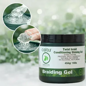 Braiding Gel for Twists, Braids & Locs, Clean Hold, Extreme Hold, No Flakes, Smooth Hold Braiding Gel for Sleek, Long-Lasting Styles