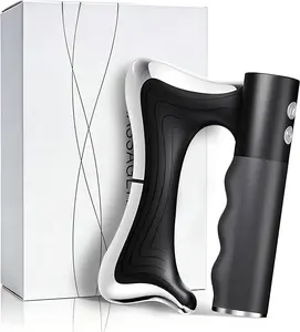 CESTVEEL USB Rechargeable Handheld Electric Muscle Massager - Portable Neck Shoulder Relaxer, Continuous-Use Personal Care Device, Single Item for Home & Travel (Black)