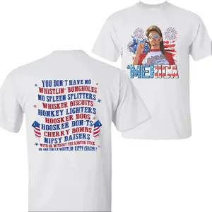 Joe Dirt Merica Fireworks 2 Sided Shirt, Party Inthe Usa 4th Of July Shirt, Independencee day Tee, Graphic Tee, Unisex T Shirt, Unisex Short Sleeve, Graphic Round Neck Tee