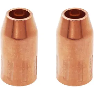 VNS50F Mig Nozzle For Velocity Flush 1/2 inch Fixed Threaded fit Tweco Fusion 140 180 220 250 Mig gun (2 pcs)