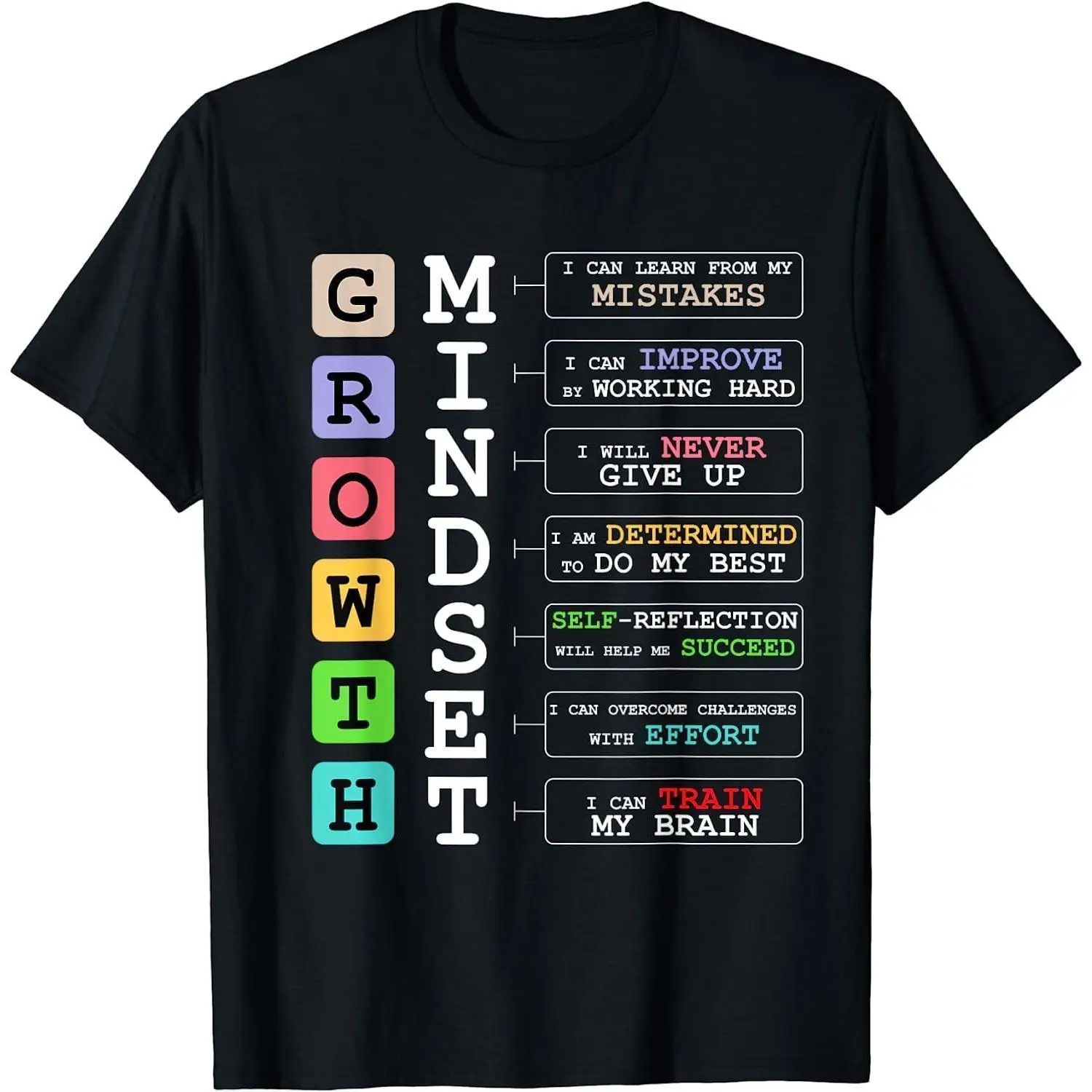 Dopamine Element Print Short Sleeve Growth Mindset Shirt Positive School Classroom Teacher Gift T-Shirt For Men Women,halloween