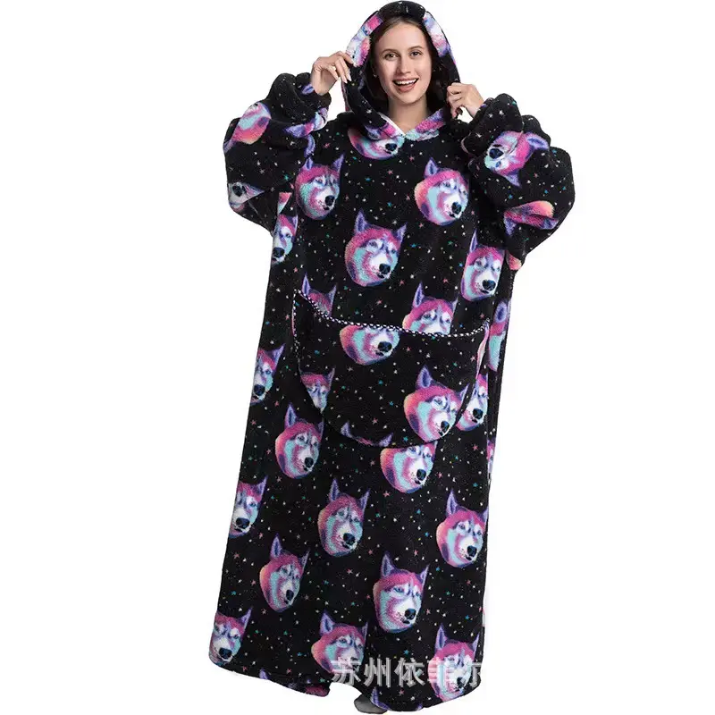 Funny Dog Head Warm Clothing   Extended