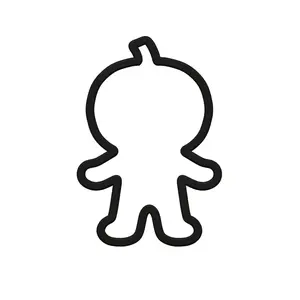 Pumpkin Head Gingerbread Man Cookie Cutter - Halloween Cupcake Topper - Halloween Gingerbread Cookie Cutters - Spooky Gingerbread Man Cookie