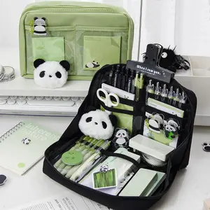 Large Capacity Stationery Bag, 1 Count Simple Pencil Case, Student Pencil Box, Stationery Storage Bag, Makeup Bag, Casual Flap Pocket