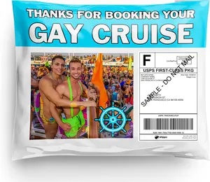 Gay Cruise Prank Package - Bottomless Mimosa Gag Gift for Unforgettable Reactions & Privacy Guaranteed Envelope