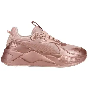 PUMA Womens Rs-X Golden Wave Metallic Lace Up Sneakers Shoes Casual - Pink