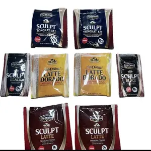 Primos Divinos Kit Primos Divinos Café Vida Divina Coffee with 2 Sculpt Black 2 Sculpt Tongkat Ali 2 Sculpt Latte 2 Latte Dorado for Energy and Inflammation